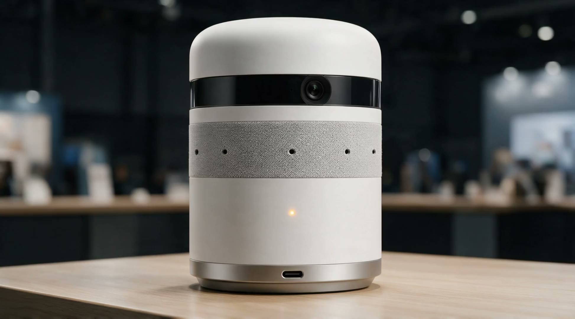 The Scailout Station capture device alone on a booth counter
